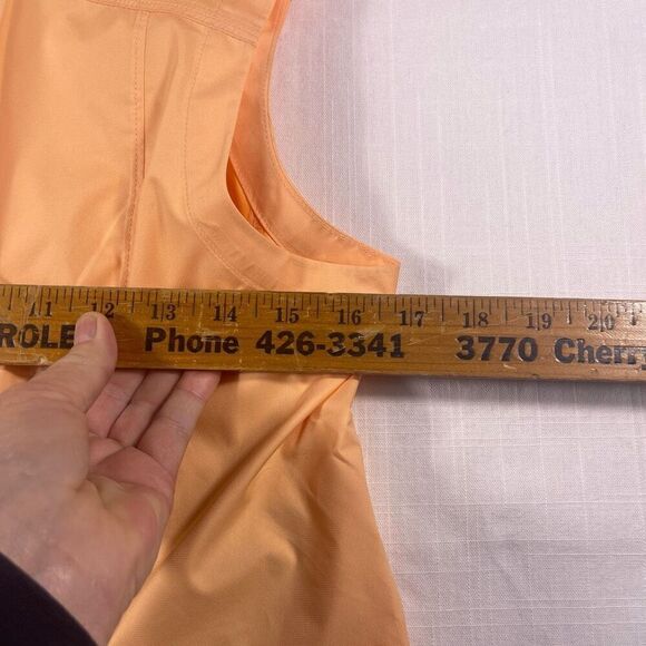 5.11 Tactical Orange Cascadia Zip Up Windbreaker Packable Vest Size XS - Picture 6 of 7